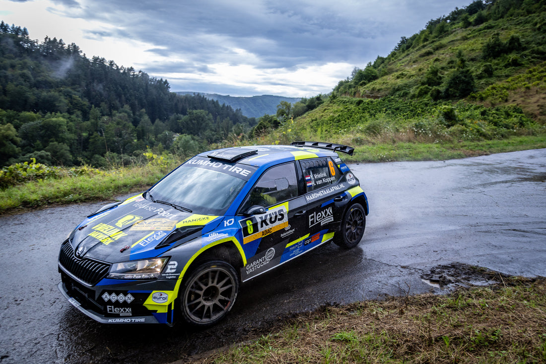 Tweede Nederlander in mijn eerste Mittelrhein rally, een rally over oude WRC Proeven, maar niet tevreden..