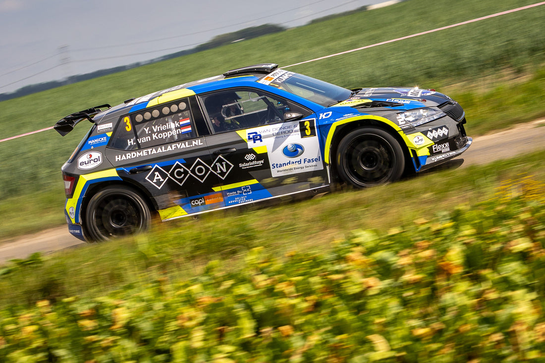Sterke vierde plaats voor Yannick Vrielink en Harm van Koppen in GTC Rally